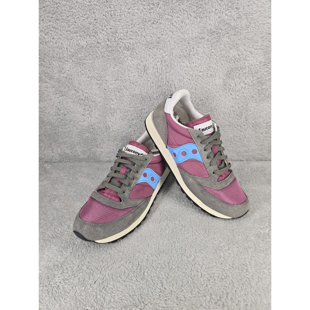 ​Saucony Jazz Original Men's Size 10 S70368-52 Grey Burgundy Blue Running Shoes